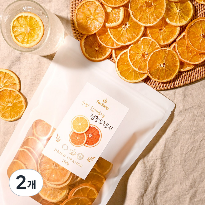 티랑 건조오렌지, 2개, 1개입, 200g