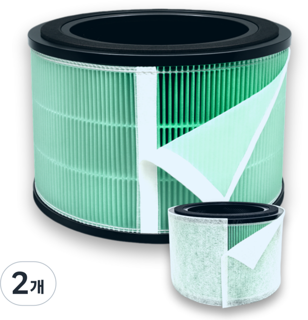 LG 엘지 공기청정기 퓨리케어 360 해파+탈취+펫망+필터세이퍼 세트 호환필터, 04.프리미엄형, 2개