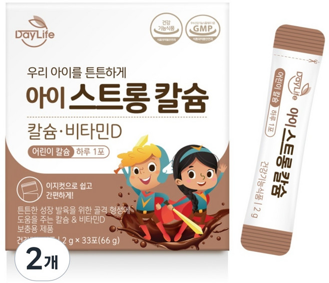 데이라이프 아이 스트롱 칼슘, 66g, 2개