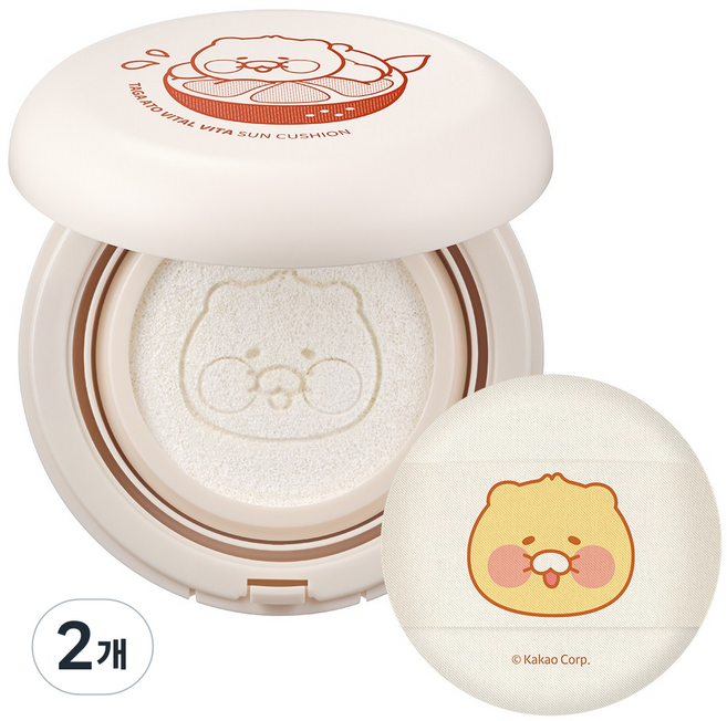 타가 아토 바이탈 비타 선 쿠션 SPF 50+ PA++++, 14ml, 2개