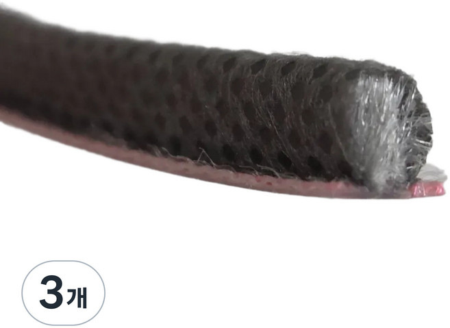 패브릭모헤어 사계절 창문 틈새막이 샷시 틈새 문풍지 10m, 3개