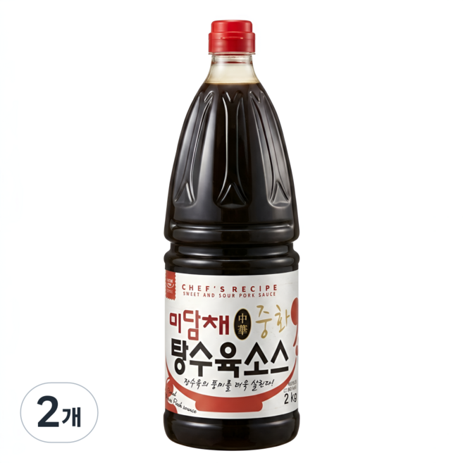 미담채 중화탕수육소스, 2kg, 2개