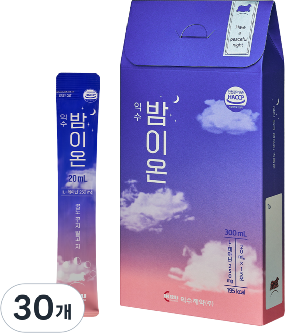 익수제약 밤이온 스틱형 음료, 20ml, 30개, 30개
