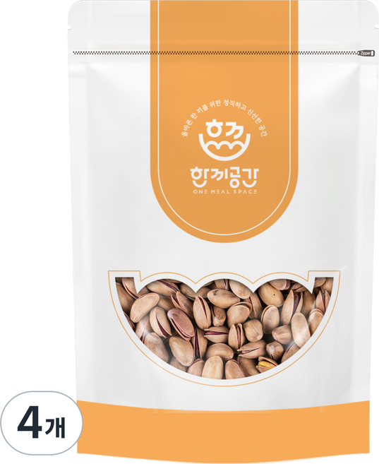 한끼공간 구운 피스타치오 무염, 4개, 1kg