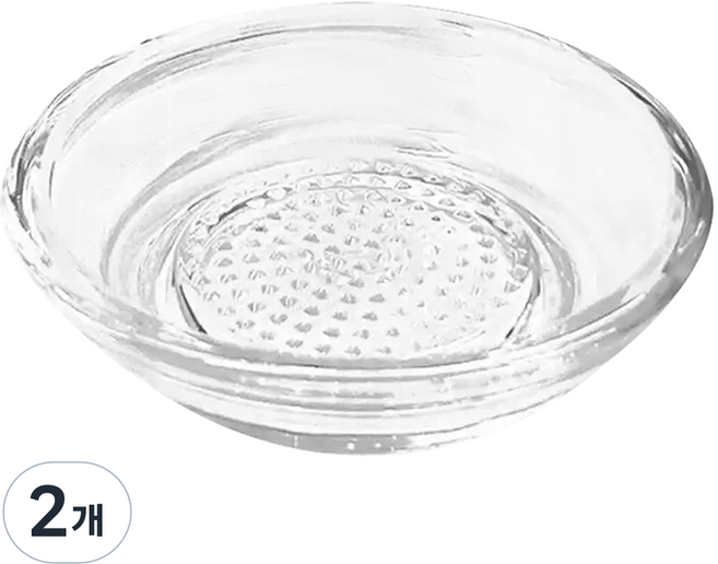 심플리프 미니 그라인더 강판 접시, 2개, 투명