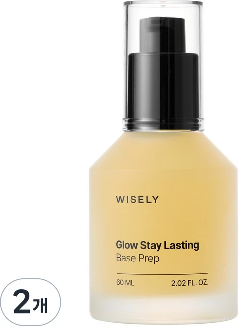 와이즐리 오래가는 메이크업 글로우 베이스 프렙 60ml, 2개 - 쿠팡
