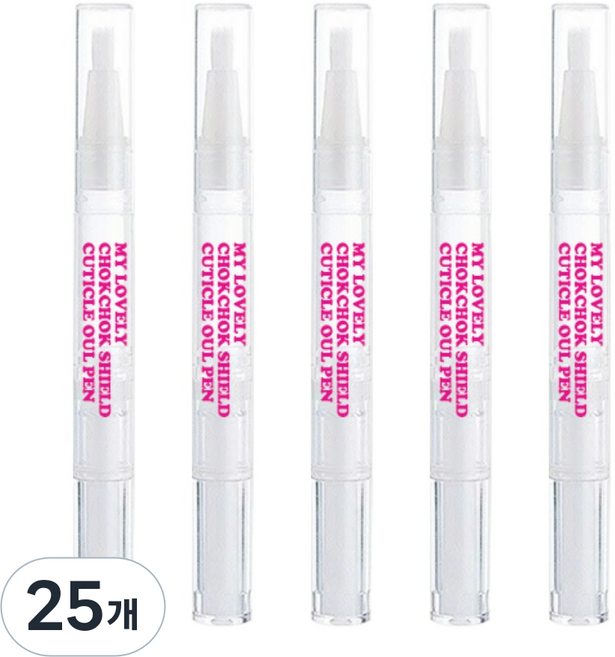 국산 촉촉 블루 큐티클 오일펜, 25개, 2.5ml