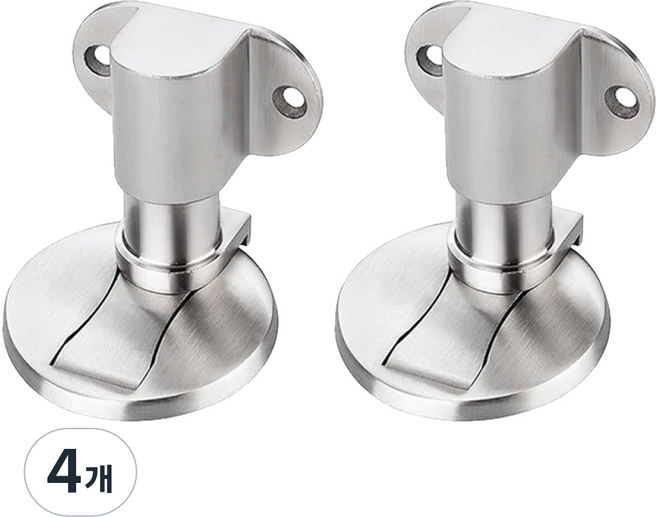 구스터프 무타공 방문 자석 스토퍼 도어스토퍼, 4개