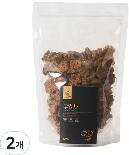 느으림 건강하게 두번 볶은 국산 우엉차, 2개, 1개입, 300g