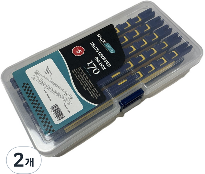 마파람 낚시 채비 보관 수납 케이스, 2개