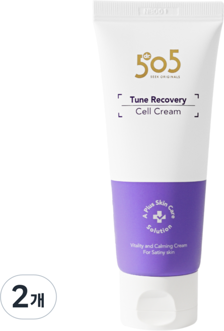 닥터505 튠 리커버리 셀크림 세라마이드 병풀 진정 보습 피부과 흔적 리커버리 크림, 2개, 50ml