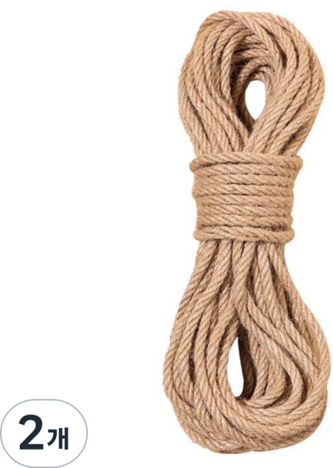 고양이 스크래처 마끈 고양이 스크래처 로프 캣타워 교체용 사이잘 로프 DIY 마끈 6mm 10m 테이블 다리 보호 긁힘 방지, 베이지, 2개