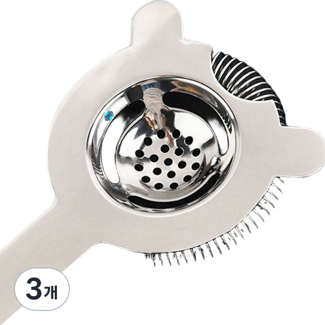 조선바텐더가 추천하는 스텐 스트레이너 계란 노른자분리기, 3개, 실버