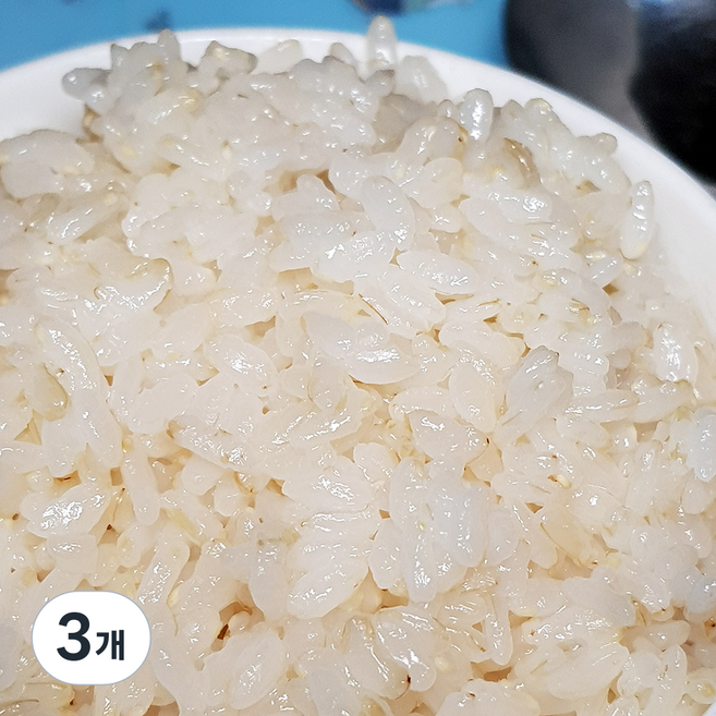 올쌀쌀눈 7분도미 - 추청 품종, 1kg, 3개