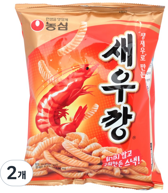 새우깡, 90g, 2개