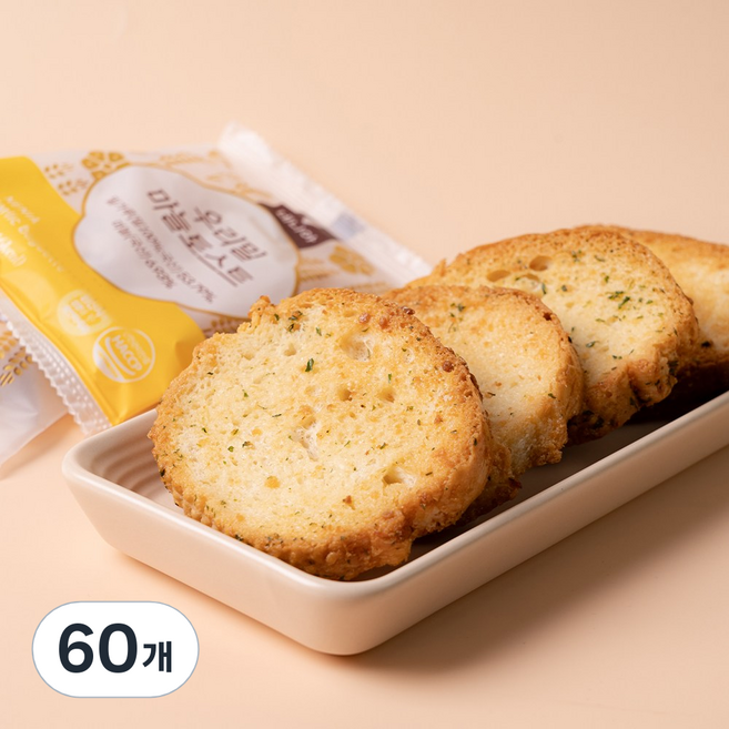 네니아 우리밀 마늘토스트, 10g, 60개