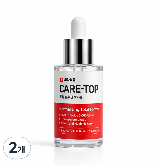 케어톱 손발톱 영양제 영양 케어 토탈 솔루션 앰플, 2개, 30ml, 1개입