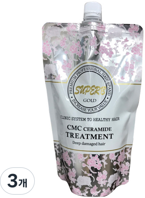 본코스메틱 플러렌 CMC 세라마이드 트리트먼트, 3개, 500ml