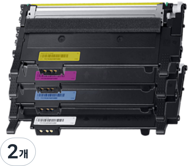 SL-C565FW SL-C565W SL-C515W SL-C515 SL-C565 호환, 2개, CLT-P515C 검정 파랑 빨강 노랑 묶음 카트리지