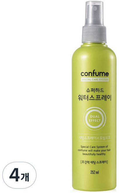 3위 - 과일나라 컨퓸 슈퍼하드 워터 헤어스프레이, 252ml, 4개