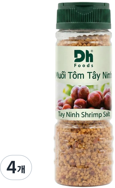 Dhfoods 떠이닌 베트남 새우소금, 4개, 110g