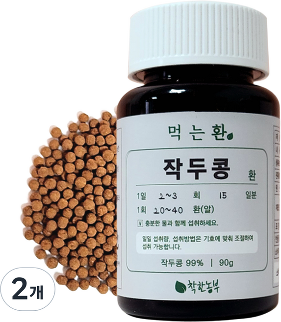 착한농부 작두콩환, 90g, 2개