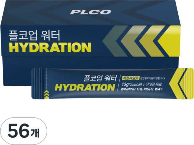 플코업 워터 레몬라임 전해질 분말, 56개, 13g - 쿠팡