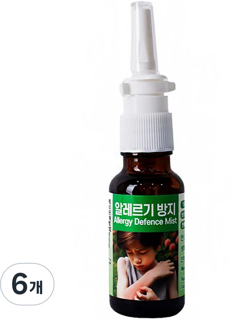 나잘 알레르기 디펜스 비강 스프레이 의료기기, 6개 - 쿠팡