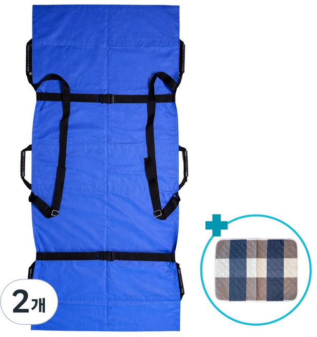 데일리담 자세변환 매트 들것 환자이송 대형 70x160, 2개