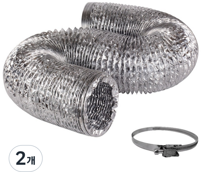 대한후렉시블 알류미늄 덕트 호스 5m, 2개