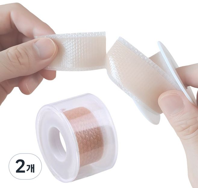 로비첸 철벽보호 잘라쓰는 방수밴드 스킨 베이지 테이프 실리콘, 2개, 1개입