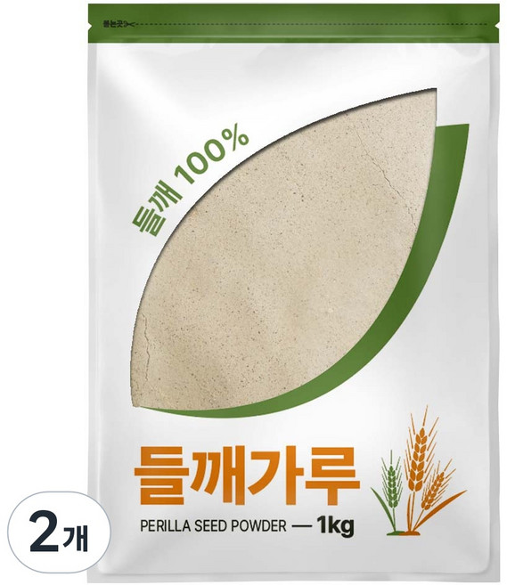그대로푸드 탈피 들깨가루, 1kg, 2개