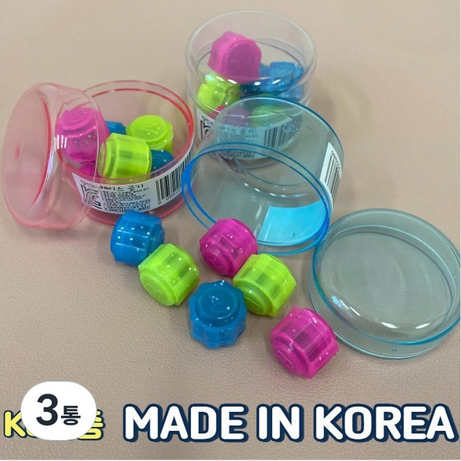 [KC인증] 국내산 아라과학교재 정품 달인의 공기놀이 6알, 3통