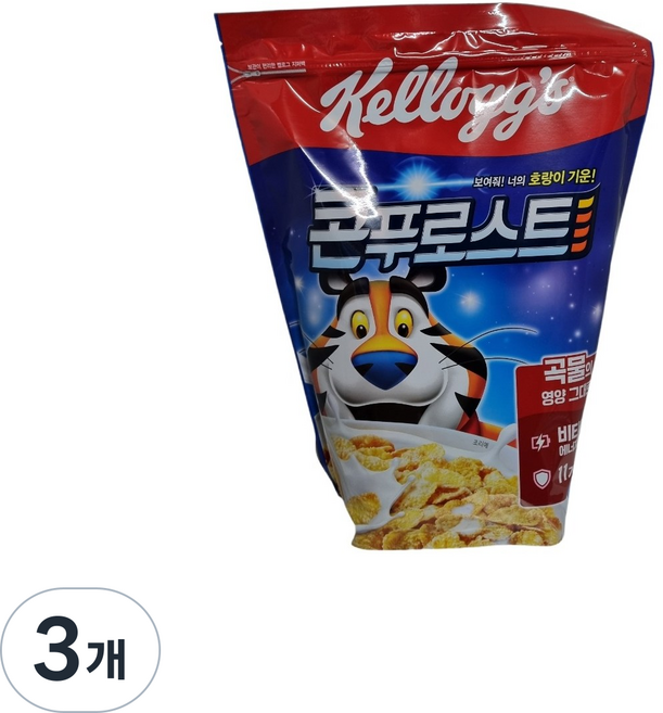 켈로그 콘푸로스트, 600g, 3개