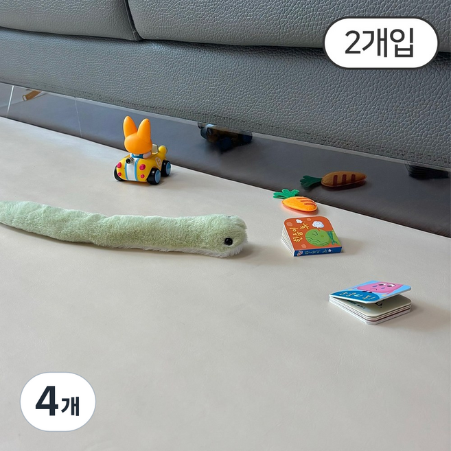 니즈팩 쇼파밑 틈새막이 100cm x 5cm 15cm, 4개, 투명