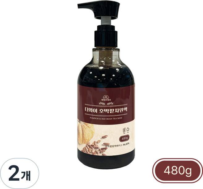 양원프레쉬 더와이 호박팥차원액, 2개, 1개입, 480g