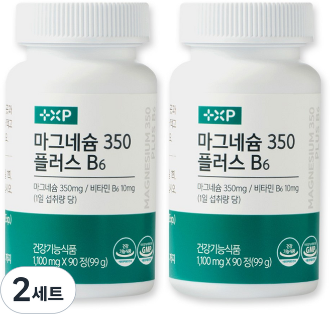 플러스엑스팜 마그네슘 350 플러스 B6 고함량, 180회분, 2세트