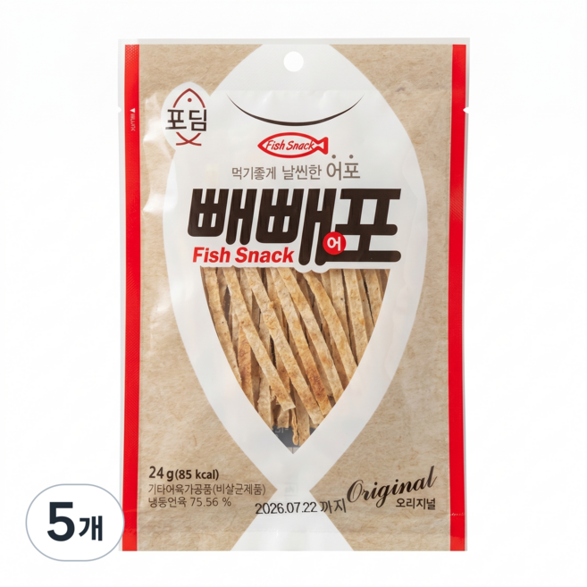 한진 빼빼어포 24G, 5개