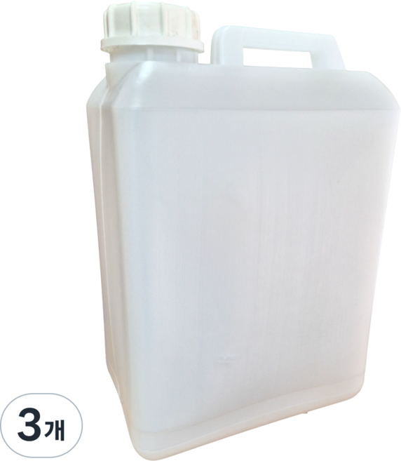 BYA 국산 플라스틱통 말통 물통, 3개