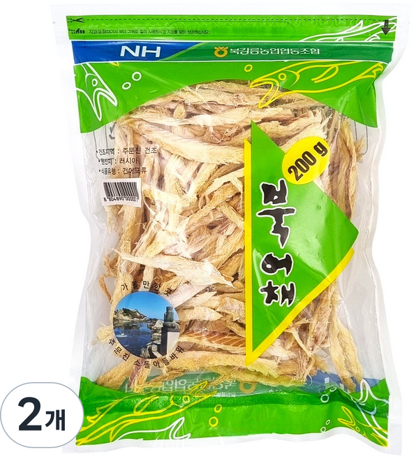[농협] 북강릉농협 주문진 건조 북어채, 2개, 200g