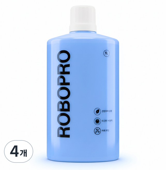 로보프로 로보락 호환 전용세제, 4개, 1L