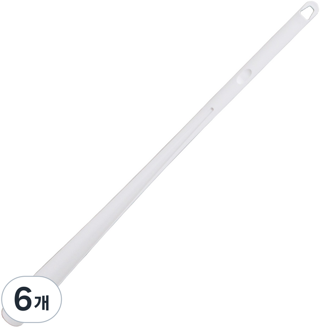 필굿리빙 고급 심플 롱 자석 구두주걱, 6개, 화이트