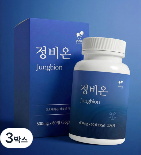 정비온 은행잎 추출물 haccp 인증, 3박스, 60정