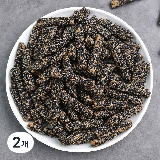 고소하고 담백한 흑임자참마깨강정, 2개, 400g