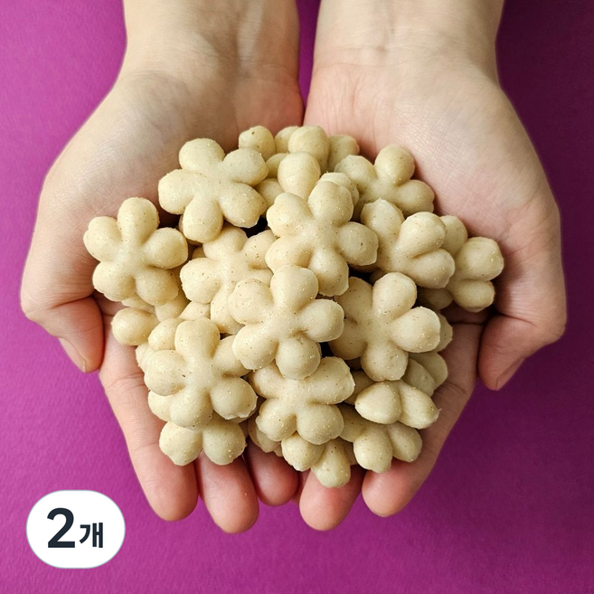 굿푸드365 국산쌀 꽃 모양 현미 꽃떡국, 2개, 400g