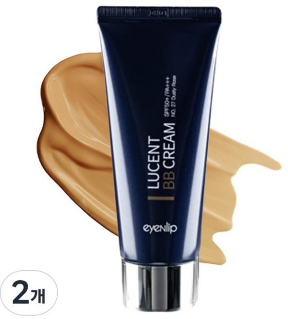 어두운 피부 BB크림 25호 27호 남성 태닝 남자 비비크림 (2color), 27호 더스티 로즈, 50ml, 2개