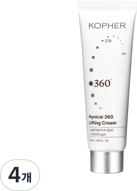 코페르 하이니컬 360 리프팅 크림 탄력 주름개선, 4개, 50ml