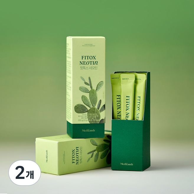 메디리즈 핏톡스 네오틴 염증지방 더블케어, 2개, 10회분