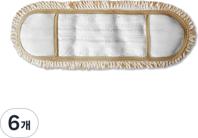 필굿리빙 가로방 밀대걸레 리필, 6개