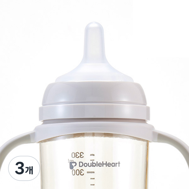 더블하트 이유실감 빨대꼭지 STEP1 (6개월~), 3개, 6개월 ~